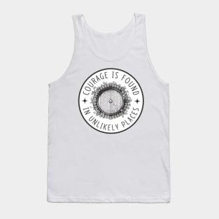 Courage is Found in Unlikely Places II - White - Fantasy Tank Top